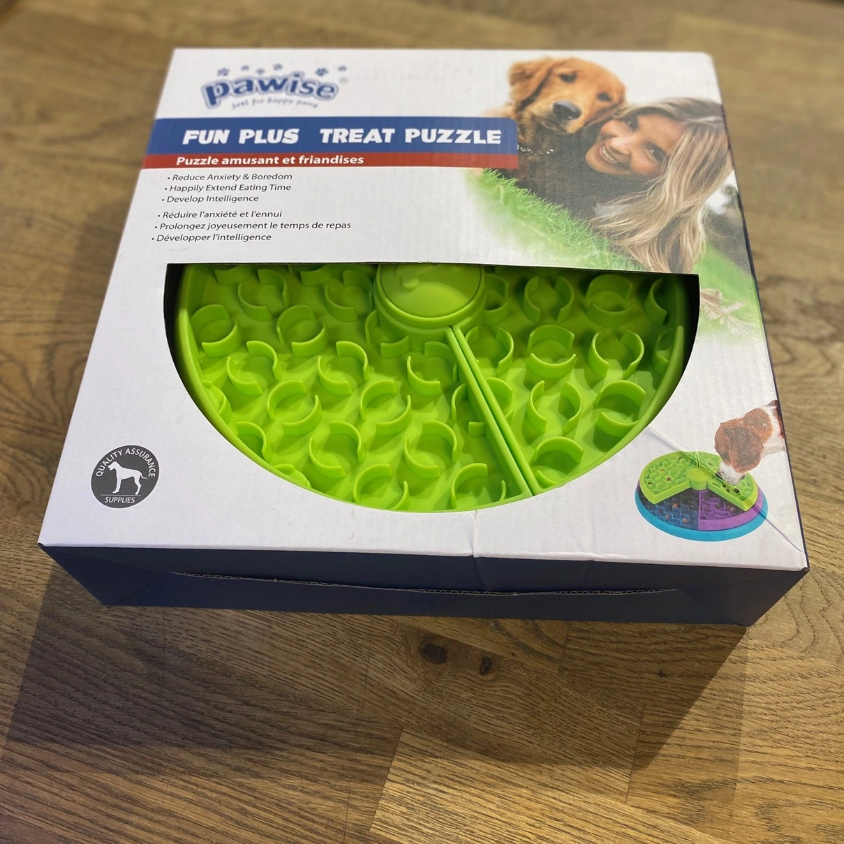 Pawise 3 lags slowfeeder - aktivitetslegetøj til hunde